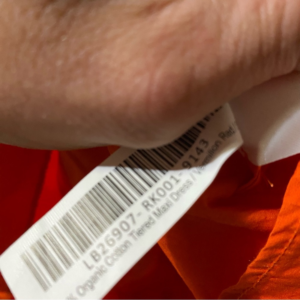 Quince Orange Ruffle Strap Maxi Dress - Picture 7 of 9